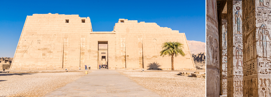 Temple de Ramsès III Egypte