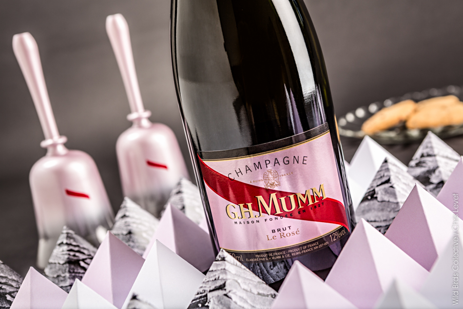 Champagne rosé Mumm Saint Valentin