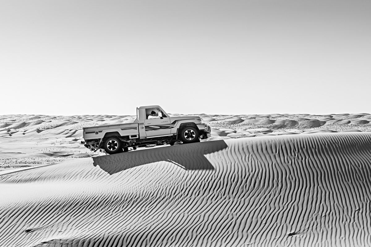 4x4 dans le désert de Wahiba Sands