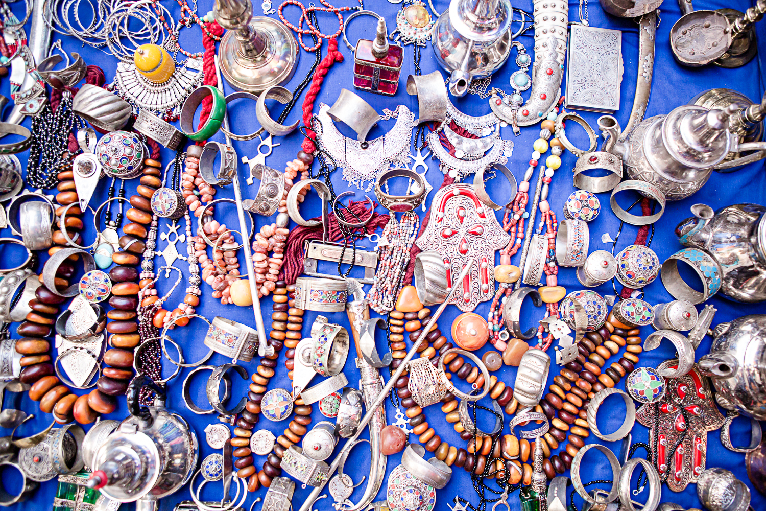 Bijoux dans le souk de Ouarzazate
