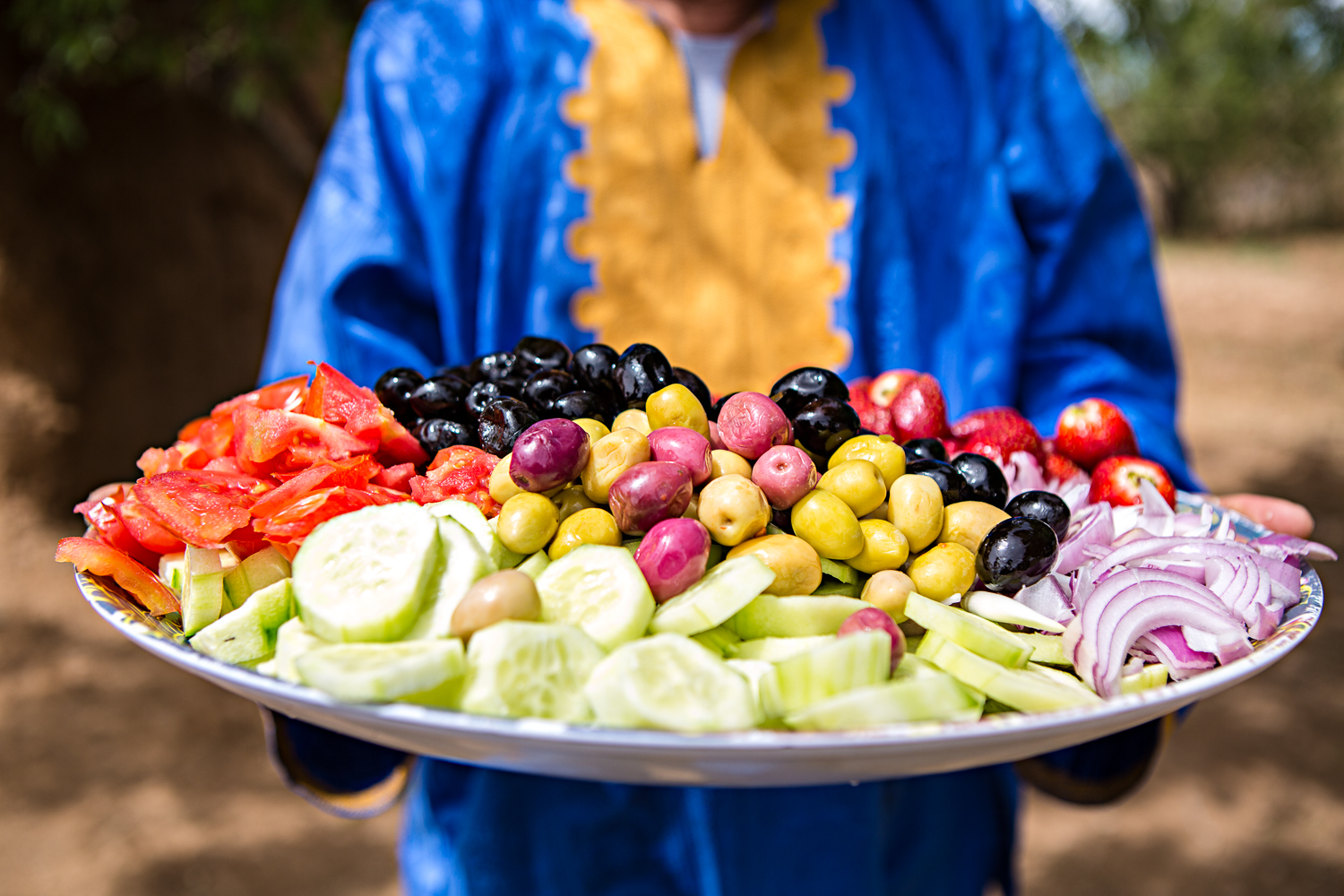 Pause salade au Maroc