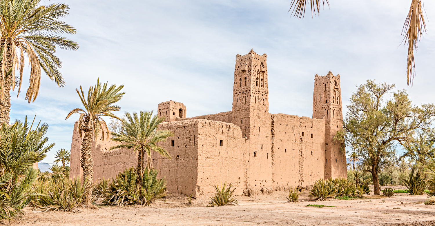 Kasbah à Skoura au Maroc