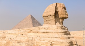 Le Sphinx et les pyramides de Gizeh