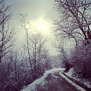 Bastille Grenoble Hiver