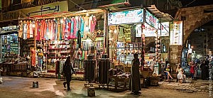 Souk d'Assouan en Egypte