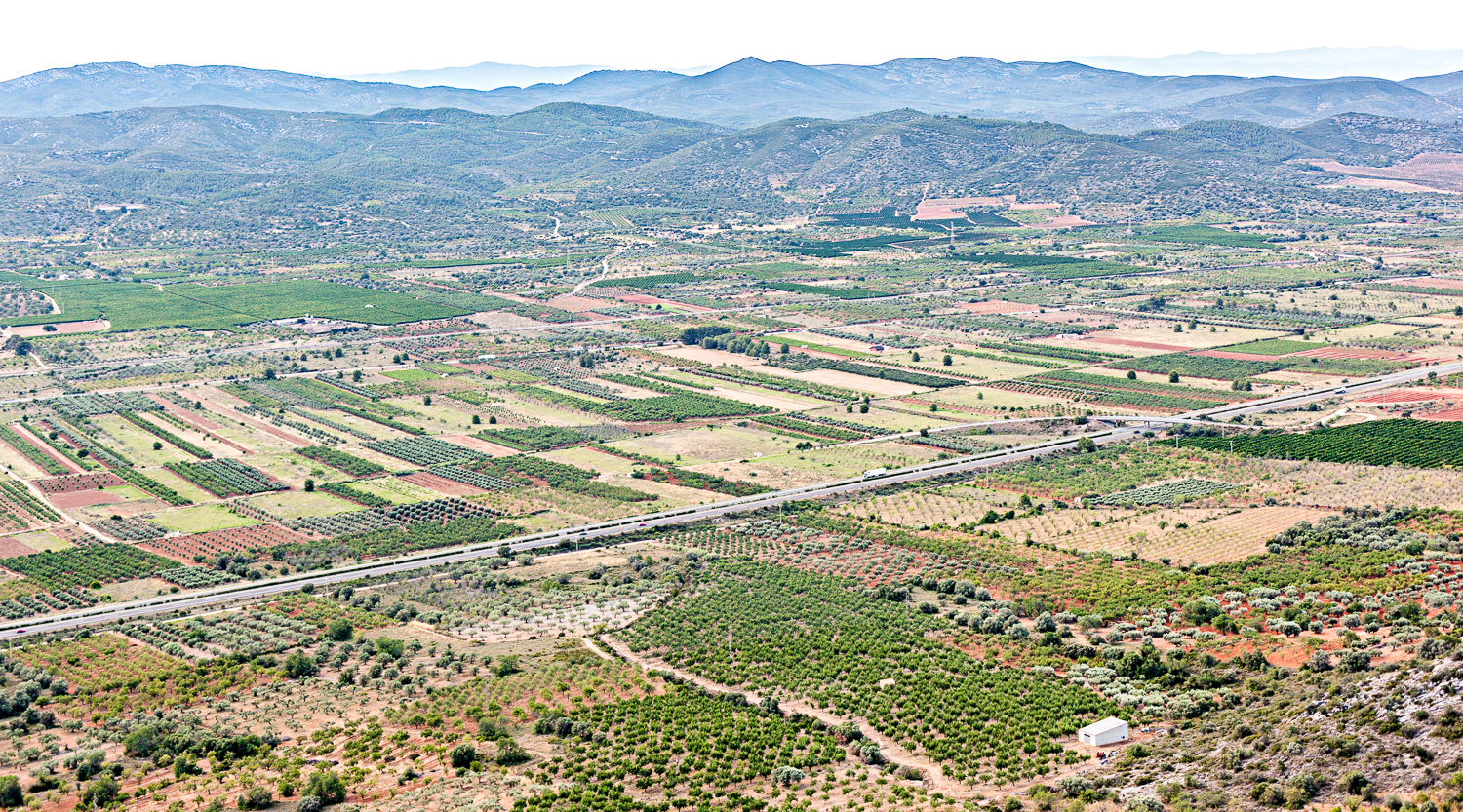 Vallée agricole de Castellon