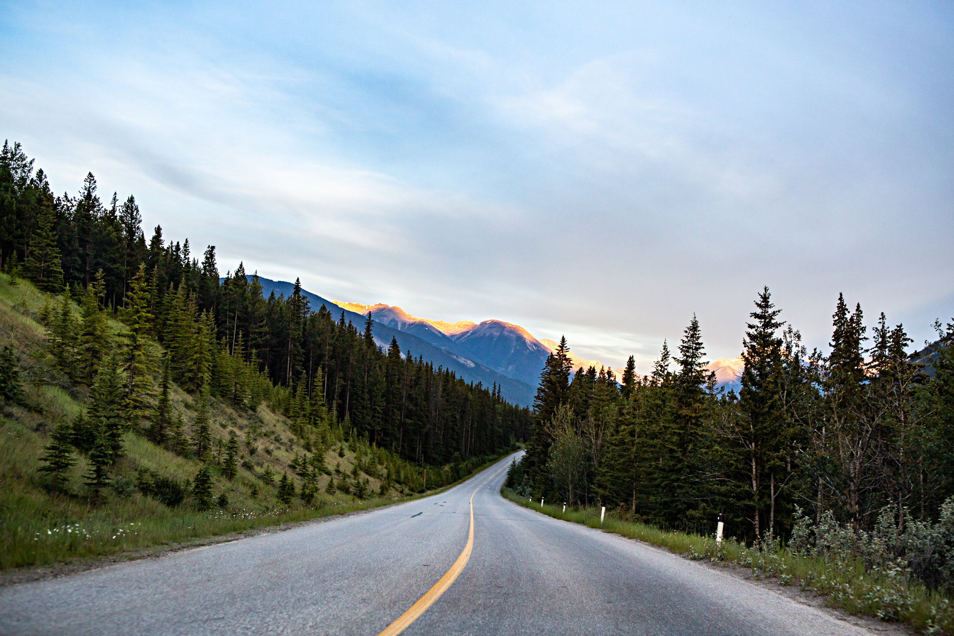 Route du parc national de Banff Canada