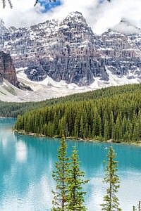 Lac Moraine parc national de Banff Canada