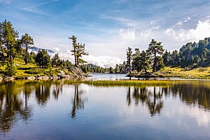 Randonnées autour de Grenoble lac Achard