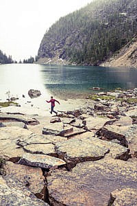 Lac Agnès parc national de Banff Canada