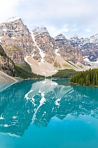 Lac Moraine parc national de Banff Canada