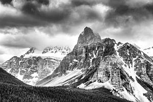 Mont Babel lac Moraine Banff Alberta Canada