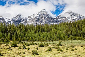 Randonnée vallée Dix-Pics Banff Canada ouest