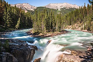 Sunwapta Falls promenade des Glaciers Canada