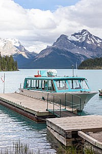 Bateau Spirit Island Lac Maligne Jasper